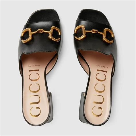 gucci bamboo horsebit slide sandals|Gucci Horsebit sandals sale.